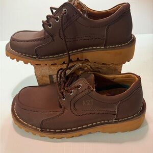 Classic Brown Leather Oxfords by AoT